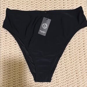 RELLECIGA Black High-Cut Bikini Bottom